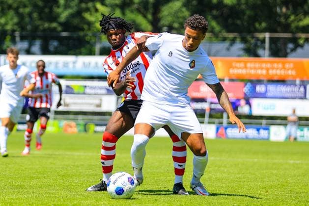 s™ Gravenzande , 11-07-2026 , BICT stadion , season 2026 2027 , Preseason friendly , match between Sparta Rotterdam and Telstar , picture shows, Joel Ideho Sparta - Telstar (friendly)  x204977792x Copyright:
