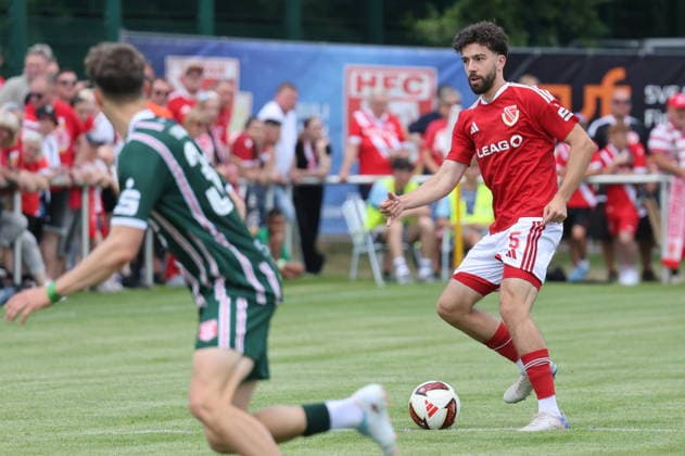 5 Dominik Pelivan (Energie Cottbus) Fussball Testspiel 2026 2027 FC Energie Cottbus - Hallescher FC *** 5 Dominik Pelivan Energie Cottbus Soccer Friendly Match 2026 2027 FC Energie Cottbus Hallescher FC