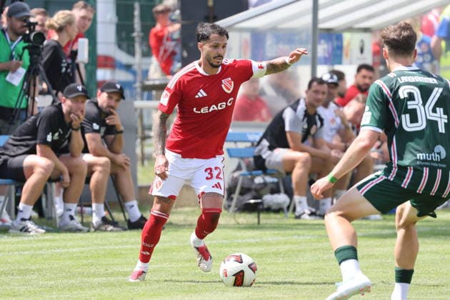 42 Jannis Zaydan (Energie Cottbus) Fussball Testspiel 2026 2027 FC Energie Cottbus - Hallescher FC *** 42 Jannis Zaydan Energie Cottbus Soccer Friendly Match 2026 2027 FC Energie Cottbus Hallescher FC