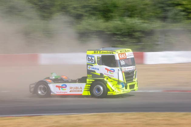 Jonathan Andre (FRA) MAN (66), Lion Truck Racing , Deutschland, Motorsport, Int. Shell ADAC Truck Grand Prix, Goodyear ETRC FIA European Truck Racing Championship, Race 1, 2026, 11.07.2026, Nürburg Nürburgring Deutschland *** Jonathan Andre FRA MAN 66, Lion Truck Racing, Germany, Motorsports, Int Shell ADAC Truck Grand Prix, Goodyear ETRC FIA European Truck Racing Championship, Race 1, 2026, July 11, 2026, Nürburg Nürburgring, Germany Copyright: xGrantxHubbsx