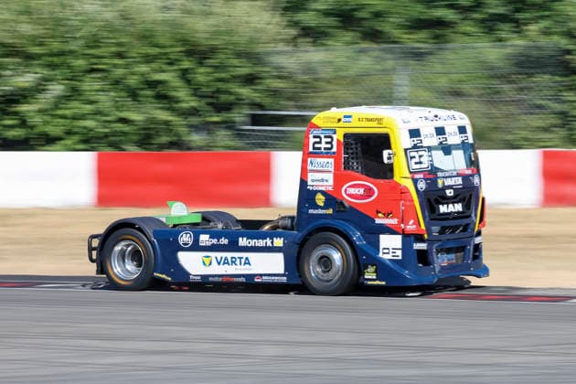 Antonio Albacete (ESP) MAN (23), T Bernau , Deutschland, Motorsport, Int. Shell ADAC Truck Grand Prix, Goodyear ETRC FIA European Truck Racing Championship, Race 1, 2026, 11.07.2026, Nürburg Nürburgring Deutschland *** Antonio Albacete ESP MAN 23, T Sport Bernau, Germany, Motorsports, Int Shell ADAC Truck Grand Prix, Goodyear ETRC FIA European Truck Racing Championship, Race 1, 2026, July 11, 2026, Nürburg Nürburgring, Germany Copyright: xGrantxHubbsx