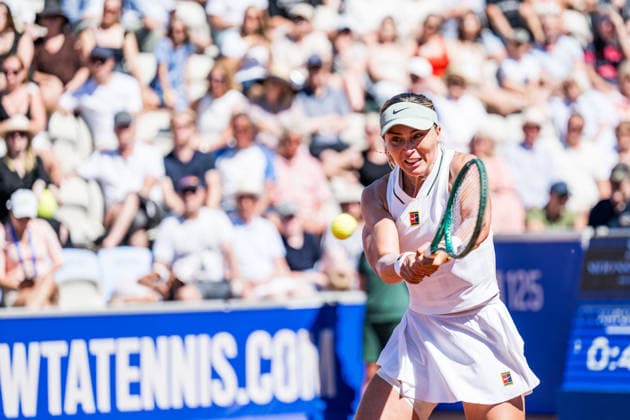 260711 Paula Badosa of Spain during the final of Nordea Open on day 6 on July 11, 2026 in Bastad. Photo: Niclas Jönsson BILDBYRAN COP 273 NO0425 tennis WTA, Tennis Damen 125 nordea open dam bbeng *** 260711 Paula Badosa of Spain during the final of the Nordea Open on day 6, July 11, 2026, in Bastad. Photo by Niclas Jönsson, BILDBYRAN COP 273 NO0425 tennis wta 125 nordea open women s singles  Copyright: NICLASxJÖNSSON BB260711NO022