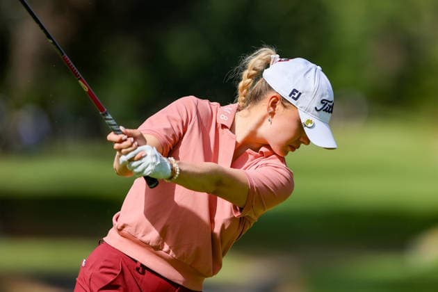 EVIAN-LES-BAINS, FRANCE - 11.07.2026: Nataliya Guseva (RUS) of The Amundi Evian Championship at the Evian Resort Golf Club on July 11, 2026 in Evian-les-Bains, France.