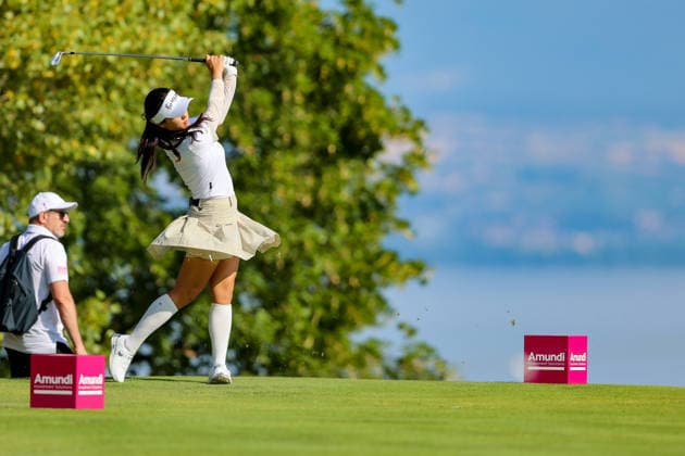 EVIAN-LES-BAINS, FRANCE - 11.07.2026: Ina Yoon (KOR) of The Amundi Evian Championship at the Evian Resort Golf Club on July 11, 2026 in Evian-les-Bains, France.