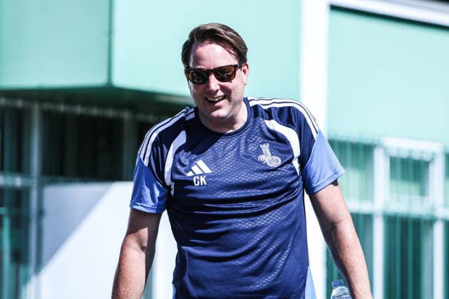 Fussball, 3.Liga Saison 2026 2027 Trainingslager MSV Duisburg Training 11.07.2026, Stadion de Wageningse Berg Christian Koke (Leiter Marketing MSV Duisburg) Wageningen Stadion de Wageningse Berg Niederlande *** Sports, Soccer, 3rd Division, 2026–2027 Season, MSV Duisburg Training Camp, July 11, 2026, Stadion de Wageningse Berg, Christian Koke, Head of Marketing, MSV Duisburg, Wageningen, Stadion de Wageningse Berg, Netherlands