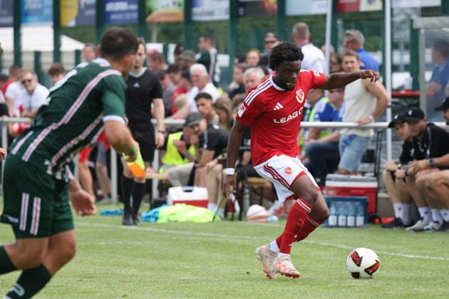 24 Anderson Lucoqui (Energie Cottbus) Fussball Testspiel 2026 2027 FC Energie Cottbus - Hallescher FC *** 24 Anderson Lucoqui Energie Cottbus Soccer Friendly Match 2026 2027 FC Energie Cottbus Hallescher FC