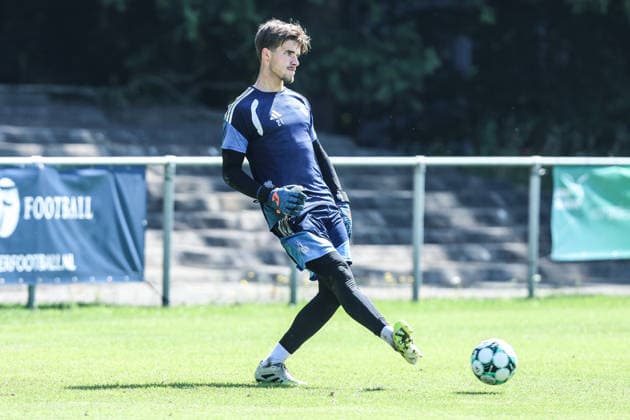 Fussball, 3.Liga Saison 2026 2027 Trainingslager MSV Duisburg Training 11.07.2026, Stadion de Wageningse Berg Laurenz Jennissen (MSV Duisburg, 21) Wageningen Stadion de Wageningse Berg Niederlande *** Sports, Soccer, 3rd Division, 2026–2027 Season, MSV Duisburg Training Camp, Training Session, July 11, 2026, Stadion de Wageningse Berg, Laurenz Jennissen, MSV Duisburg, 21 Wageningen, Stadion de Wageningse Berg, Netherlands