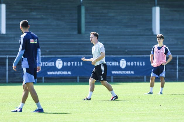 Fussball, 3.Liga Saison 2026 2027 Trainingslager MSV Duisburg Training 11.07.2026, Stadion de Wageningse Berg Marvin Höner (Co-Trainer, MSV Duisburg) Wageningen Stadion de Wageningse Berg Niederlande *** Sports, Soccer, 3rd Division, 2026–2027 Season, Training Camp, MSV Duisburg, Training Session, July 11, 2026, De Wageningse Berg Stadium, Marvin Höner, Assistant Coach, MSV Duisburg, Wageningen, De Wageningse Berg Stadium, Netherlands
