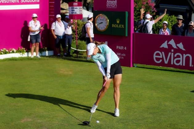 EVIAN-LES-BAINS, FRANCE - 11.07.2026: Jennifer Kupcho (USA) of The Amundi Evian Championship at the Evian Resort Golf Club on July 11, 2026 in Evian-les-Bains, France.