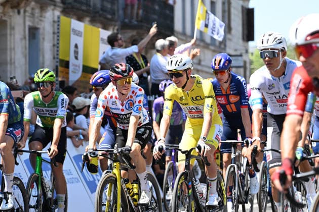 11-07-2026 Tour De France; Tappa 08 Perigueux - Bergerac; 2026, Uae Emirates - Xrg; 2026, Visma - Lease A Bike; Pogacar, Tadej; Vingegaard, Jonas; Perigueux; 