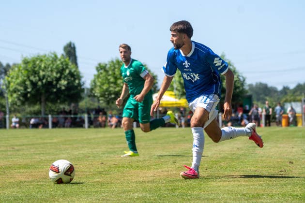 11.07.2026, xhfmx, Fussball Testspiel, VfR Fehlheim - SV Darmstadt 98 Ibrahim El Kadiri (11, SV Darmstadt 98) (DFL DFB REGULATIONS PROHIBIT ANY USE OF PHOTOGRAPHS as IMAGE SEQUENCES and or QUASI-VIDEO) Bensheim-Fehlheim *** July 11, 2026, xhfmx, Soccer Friendly Match, VfR Fehlheim vs. SV Darmstadt 98, Ibrahim El Kadiri 11, SV Darmstadt 98. DFL and DFB regulations prohibit any use of photographs as image sequences and or quasi-video. Bensheim, Fehlheim