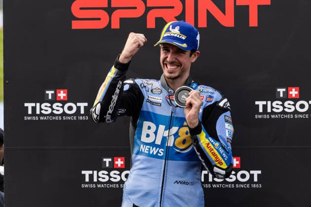 GER, Großer Preis von Deutschland, MotoGP. 11. Lauf, FIM Motorrad-Weltmeisterschaft. 11.07.2026, Sachsenring, Hohenstein-Ernstthal, GER, Großer Preis von Deutschland, MotoGP. 11. Lauf, FIM Motorrad-Weltmeisterschaft. 2. Platz Sprint, 73, Alex Marquez, BK8 Gresini Racing MotoGP Â Foto: Alexander Trienitz Hohenstein-Ernstthal Sachsenring Sachsen Deutschland *** GER, German Grand Prix, MotoGP Round 11, FIM Motorcycle World Championship, July 11, 2026, Sachsenring, Hohenstein Ernstthal, GER, German Grand Prix, MotoGP Round 11, FIM Motorcycle World Championship 2nd Place Sprint, 73, Alex Marquez, BK8 Gresini Racing MotoGP Photo by Alexander Trienitz Hohenstein Ernstthal Sachsenring Saxony Germany