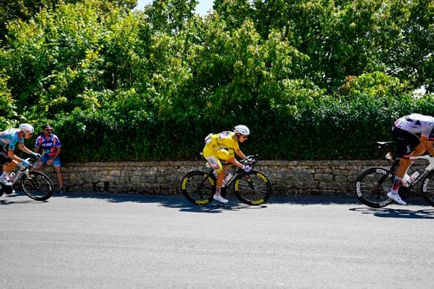 Tour de France 2026 Stage 8 BERGERAC, FRANCE - JULY 11 : Pogacar Tadej (SLO) of UAE Team Emirates XRG in action during stage 8 of the 113rd edition of Tour de France an UCI World Tour 2.UWT cycling road race stage for Men Elite of 182 km with start in Perigueux and finish in Bergerac on July 11, 2026 in Bergerac, France, 11 07 2026 ( Motordriver Kurt Vandenborre - Bergerac France  Copyright: xTomasxSiskx