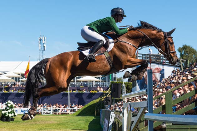260711 Amanda Eriksson of Sweden with horse Hard Rock competes in Falsterbo Derby during the Falsterbo Horse Show on July 11, 2026 in Falsterbo. Photo: Christian Örnberg BILDBYRAN COP 166 CO0710 ridsport equestrian falsterbo horse show ridsportlaget bbeng falsterbo derby *** July 11, 2026: Amanda Eriksson of Sweden, riding Hard Rock, competes in the Falsterbo Derby during the Falsterbo Horse Show on July 11, 2026 in Falsterbo. Photo by Christian Örnberg, BILDBYRAN COP 166 CO0710 equestrian sports Falsterbo Horse Show Ridsportlaget BBENG Falsterbo Derby  Copyright: CHRISTIANxÖRNBERG BB260711CO134