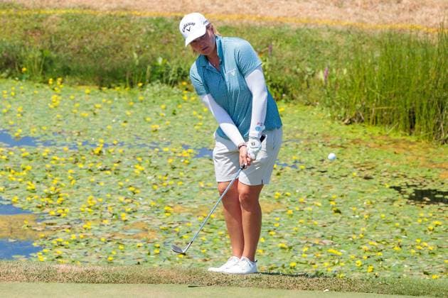 2026 THE ALMUNDI EVIAN CHAMPIONSHIP PHOTOPQR LE DAUPHINE Grégory YETCHMENIZA ; Évian-les-Bains ; 11 07 2026 ; Evian-les-Bains (Haute-Savoie), 11 juillet. 2026 THE ALMUNDI EVIAN CHAMPIONSHIP sur notre photo : Nastasia Nadaud, Aix-les-Bains, France. Grégory Yetchmeniza Le Dauphiné Libéré Évian-les-Bains Haute-Savoie Rhône-Alpes France  Copyright: xPHOTOPQR LExDAUPHINE MAXPPPxGrégoryxYETCHMENIZAx 20260711JDL8954 20260711JDL8954