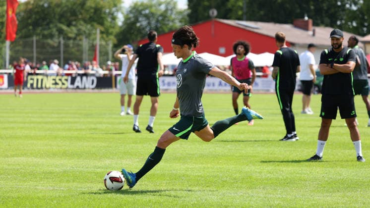 FSV Schöningen vs. VfL, Testspiel Schöningen, 11.07.2026, Fußball, Herren, Saison 2026 2027, Testspiel, FSV Schöningen vs. VfL Wolfsburg: Fabian Reese (VfL Wolfsburg) Deutschland *** FSV Schöningen vs. VfL, Friendly Match in Schöningen, July 11, 2026, Soccer, Men s, 2026–2027 Season, Friendly Match, FSV Schöningen vs. VfL Wolfsburg, Fabian Reese, VfL Wolfsburg, Germany