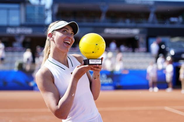 Paula Badosa from Spain wins the women s singles final against Simona Waltert from Switzerland during the Nordea Open tennis tournament in Bastad, Sweden July 11, 2026. BASTAD SWEDEN x9200x *** Paula Badosa of Spain wins the women s singles final against Simona Waltert of Switzerland during the Nordea Open tennis tournament in Bastad, Sweden, on July 11, 2026. BASTAD, SWEDEN x9200x  Copyright: xBjörnxLarssonxRosvall TT TTx NORDEA OPEN TENNIS TOURNAMENT 2026