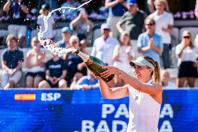 260711 Paula Badosa of Spain celebrates after the Nordea Open on July 11, 2026 in Bastad . Photo: Niclas Jönsson BILDBYRAN COP 273 NO0426 tennis WTA, Tennis Damen 125 nordea open dubbelfinal dam bbeng jubel *** 260711 Paula Badosa of Spain celebrates after the Nordea Open on July 11, 2026, in Bastad. Photo: Niclas Jönsson, BILDBYRAN COP 273 NO0426 tennis wta 125 nordea open women s doubles final bbeng celebration  Copyright: NICLASxJÖNSSON BB260711NO039