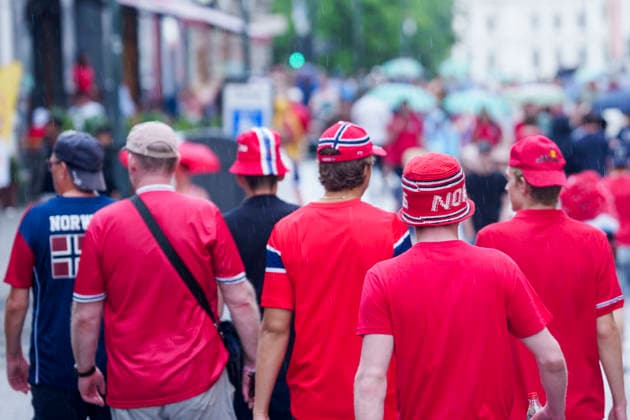 World Cup 2026 Oslo 20260711. Oslo city center in the afternoon before the World Cup match between Norway and England tonight. Photo: Javad Parsa NTB Oslo Norway EDITORIAL USE ONLY. RESTRICTED USE FOR BETTING COMPANIES Ref:_SPOhRQN1MfX3O8.jpg *** 2026 World Cup Oslo 20260711 Oslo city center in the afternoon before tonight s World Cup match between Norway and England. Photo by Javad Parsa, NTB, Oslo, Norway. EDITORIAL USE ONLY. RESTRICTED USE FOR BETTING COMPANIES.  Copyright: xJavadxParsax xNTBx