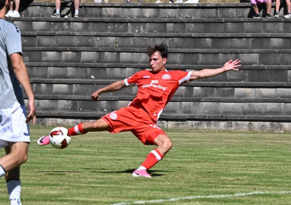 11.07.2026, xsltx, Fussball Testspiel, Eisbachtaler Sportfreunde - FSV Mainz 05 v.l. William Boving (1. FSV Mainz 05) (DFL DFB REGULATIONS PROHIBIT ANY USE OF PHOTOGRAPHS as IMAGE SEQUENCES and or QUASI-VIDEO) *** July 11, 2026, xsltx, soccer friendly match, Eisbachtaler Sportfreunde vs. FSV Mainz 05, photo by William Boving 1. FSV Mainz 05. DFL and DFB regulations prohibit any use of photographs as image sequences and or quasi-video.