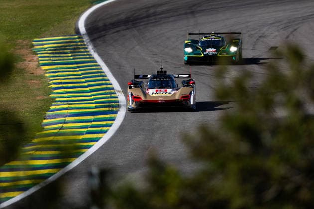 FIA WEC - 6 HOURS OF SAO PAULO 2026 12 NATO Norman (fra), STEVENS Will (gbr), Cadillac Hertz Team Jota, Cadillac V-Series.R 12, Hypercar, action during the 6 Hours of Sao Paulo 2026, 4th round of the 2026 FIA World Endurance Championship, from July 10 to 12, 2026 on the Interlagos Circuit in Sao Paulo, Brazil -  Copyright: xJoaoxFilipex