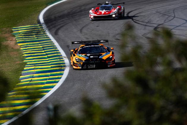 FIA WEC - 6 HOURS OF SAO PAULO 2026 10 AU Antares (hkg), FLEMING Thomas (gbr), KIRCHHOFER Marvin (ger), Garage 59, McLaren 720S GT3 Evo 10, LM GT3, action during the 6 Hours of Sao Paulo 2026, 4th round of the 2026 FIA World Endurance Championship, from July 10 to 12, 2026 on the Interlagos Circuit in Sao Paulo, Brazil -  Copyright: xJoaoxFilipex