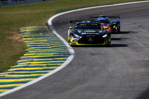FIA WEC - 6 HOURS OF SAO PAULO 2026 61 ANDRADE Rui (ang), BERRY Martin (aus), MARTIN Maxime (bel), Iron Lynx, Mercedes-AMG GT3 Evo 61, LM GT3, action during the 6 Hours of Sao Paulo 2026, 4th round of the 2026 FIA World Endurance Championship, from July 10 to 12, 2026 on the Interlagos Circuit in Sao Paulo, Brazil -  Copyright: xJoaoxFilipex