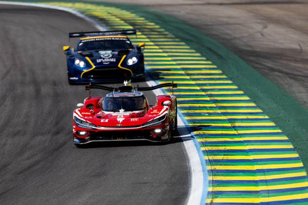 FIA WEC - 6 HOURS OF SAO PAULO 2026 08 BUEMI SÃ bastien (swi), HARTLEY Brendon (nzl), HIRAKAWA Ryo (jpn), Toyota Racing, Toyota TR010 Hybrid 08, Hypercar, action during the 6 Hours of Sao Paulo 2026, 4th round of the 2026 FIA World Endurance Championship, from July 10 to 12, 2026 on the Interlagos Circuit in Sao Paulo, Brazil -  Copyright: xJoaoxFilipex