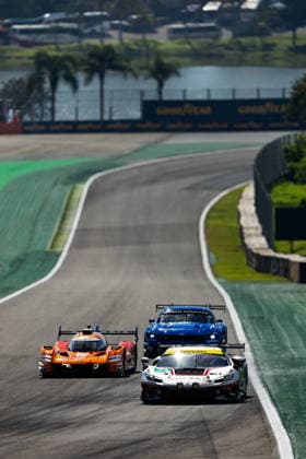 FIA WEC - 6 HOURS OF SAO PAULO 2026 54 CASTELLACCI Francesco (ita), FLOHR Thomas (sui), RIGON Davide (ita), Vista AF Corse, Ferrari 296 GT3 Evo 54, LM GT3, action during the 6 Hours of Sao Paulo 2026, 4th round of the 2026 FIA World Endurance Championship, from July 10 to 12, 2026 on the Interlagos Circuit in Sao Paulo, Brazil -  Copyright: xJoaoxFilipex