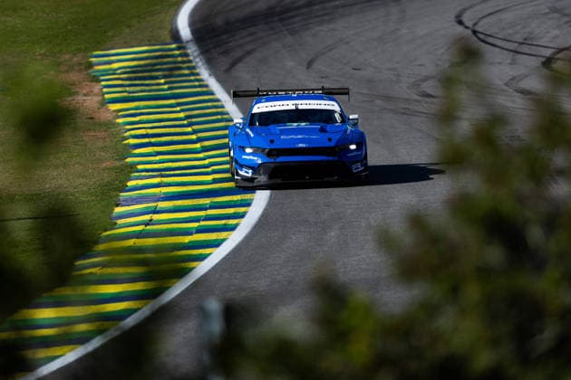 FIA WEC - 6 HOURS OF SAO PAULO 2026 77 POWELL Eric (usa), PRIAULX Sebastian (gbr), TUCK Ben (gbr), Proton Competition, Ford Mustang GT3 Evo 77, LM GT3, action during the 6 Hours of Sao Paulo 2026, 4th round of the 2026 FIA World Endurance Championship, from July 10 to 12, 2026 on the Interlagos Circuit in Sao Paulo, Brazil -  Copyright: xJoaoxFilipex