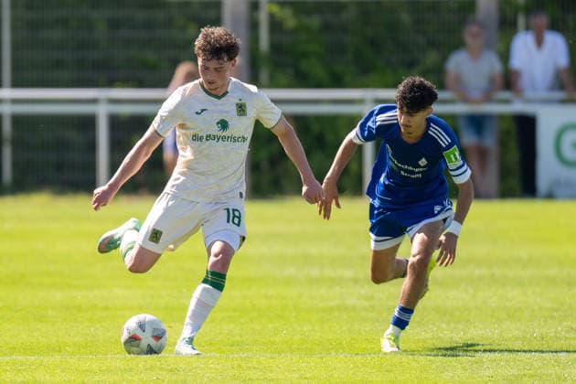 Lance Fiedler 18 (TSV 1860 Muenchen), TSV 1860 Muenchen - FC Deisenhofen, Regionalliga Bayern, Testspiel, 11.07.2026 DFB regulations prohibit any use of photographs as image sequences and or quasi-video Muenchen Bayern Deutschland *** Lance Fiedler 18, TSV 1860 Munich, TSV 1860 Munich FC Deisenhofen, Bavarian Regional League, Friendly Match, July 11, 2026. DFB regulations prohibit any use of photographs as image sequences and or quasi-video. Munich, Bavaria, Germany Copyright: xkolbert-press UlrichxGamelx