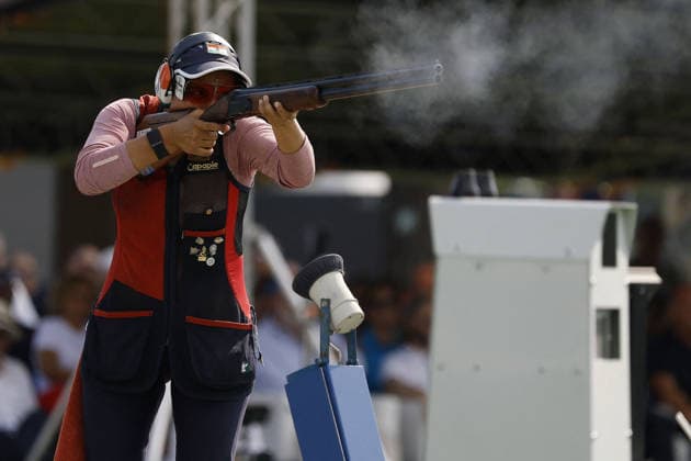 OTHER - Shooting - ISSF World Cup Shotgun Photo by IPA ABACAPRESS.COM86600730 - Neeru Neeru of India competes on day five of the ISSF World Cup Shotgun event at the Concaverde Shooting Range on July 11, 2026, in Lonato del Garda, Italy. Lonato del Garda Italy  Copyright: xIPAxSport ABACAx