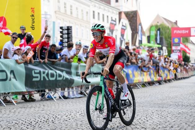 CYCLING - Tour of Austria 2026 STEYR,AUSTRIA,11.JUL.26 - CYCLING - Tour of Austria, stage 4, Steyr - Steyr. Image shows Gregor Muehlberger (AUT AUSTRIA).  GEPAxpictures xChristianxMoser