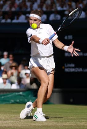 Karolina Muchova during the Ladies Singles final Wimbledon Tennis Championships, Day 13, The All England Lawn Tennis and Croquet Club, London, UK - 11 Jul 2026London The All England Lawn Tennis and United Kingdom  Copyright: xKieranxMcManus Shutterstockx 16981032cr