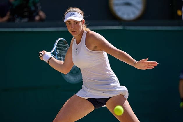 July 11, 2026, London, London, Great Britain: Anna Pushkareva returns with forehand during The Championships Wimbledon , 11.7.2026 in London (All England Lawn Tennis and Croquet Club), Great Britain Tennis 2026: Grand Slam: The Championships Wimbledon: 13th Day: Girls Singles Final: PUSHKAREVA 5:7 6:3 6:4 SUN  - ZUMAs343 20260711_zsp_s343_051 Copyright: xMathiasxSchulzx