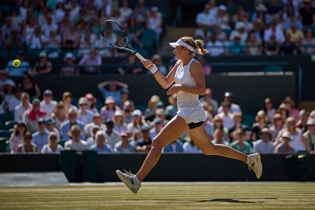 July 11, 2026, London, London, Great Britain: Anna Pushkareva returns with forehand during The Championships Wimbledon , 11.7.2026 in London (All England Lawn Tennis and Croquet Club), Great Britain Tennis 2026: Grand Slam: The Championships Wimbledon: 13th Day: Girls Singles Final: PUSHKAREVA 5:7 6:3 6:4 SUN  - ZUMAs343 20260711_zsp_s343_061 Copyright: xMathiasxSchulzx