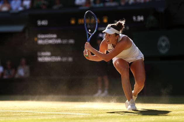 Linda Noskova during the Ladies Singles final Wimbledon Tennis Championships, Day 13, The All England Lawn Tennis and Croquet Club, London, UK - 11 Jul 2026London The All England Lawn Tennis and United Kingdom  Copyright: xEllaxLing Shutterstockx 16981031bp