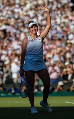 Tennis - Wimbledon Championship 2026 - Day 13 LONDON, ENGLAND - Saturday, July 11, 2026: Linda Noskova (CZE) celebrates after winning the Ladies Singles Final match on Day Thirteen of The Championships Wimbledon 2026 at the All England Lawn Tennis and Croquet Club. (Photo by Kirsten Holst Propaganda) LONDON All England Lawn Tennis and Croq GREATER LONDON ENGLAND  Copyright: xKirstenxHolstx 2026-07-11-073-Wimbledon_Day_13
