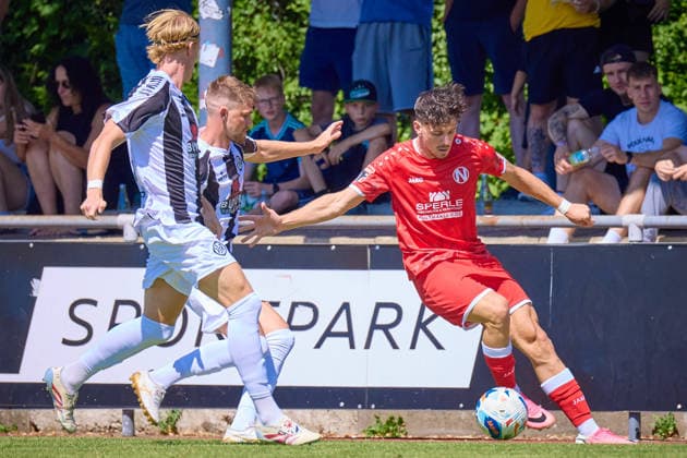 Daniel Dominkovic (1. FC Normannia Gmuend, 07) GER, 1. FC Normannia Gmuend vs. VfR Aalen, Fussball, Freundschaftsspiel, Herren, 11.07.2026 GER, 1. FC Normannia Gmuend vs. VfR Aalen, Fussball, Freundschaftsspiel, Herren, 11.07.2026 Schwaebisch Gmünd *** Daniel Dominkovic, 1 FC Normannia Gmuend, 07 GER, 1 FC Normannia Gmuend vs. VfR Aalen, Soccer, Friendly Match, Men s, July 11, 2026 GER, 1 FC Normannia Gmünd vs. VfR Aalen, Soccer, Friendly Match, Men s, July 11, 2026 Schwäbisch Gmünd Copyright: xEibner-Pressefoto GeraldxOelze-dexStoppanyx EP_ODS