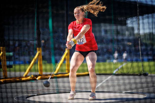 85. Deutsche Meisterschaften U20; Bochum, 11.07.2026 Rike Brandl (LV 90 Erzgebirge); 85. Deutsche Meisterschaften U20 am 11.07.2026 im Lohrheidestadion, Bochum (Nordrhein-Westfalen) *** 85th German U20 Championships, Bochum, July 11, 2026 Rike Brandl, LV 90 Erzgebirge 85th German U20 Championships on July 11, 2026, at Lohrheidestadion, Bochum, North Rhine-Westphalia Copyright: xBEAUTIFULxSPORTS B.Hoffmannx