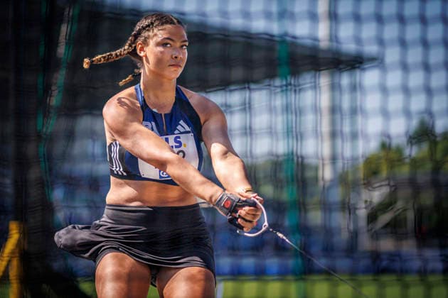 85. Deutsche Meisterschaften U20; Bochum, 11.07.2026 Nova Queen Kienast (Berlin Athletics Capital Club); 85. Deutsche Meisterschaften U20 am 11.07.2026 im Lohrheidestadion, Bochum (Nordrhein-Westfalen) *** 85th German U20 Championships, Bochum, July 11, 2026, Nova Queen Kienast, Berlin Athletics Capital Club, 85th German U20 Championships on July 11, 2026, at Lohrheidestadion, Bochum, North Rhine-Westphalia Copyright: xBEAUTIFULxSPORTS B.Hoffmannx