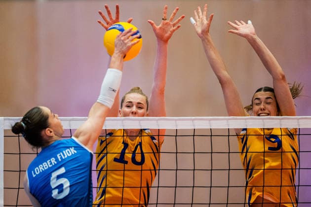 260711 Isabelle Haak and Gun Hindgren of Sweden during the Women s European League final between Slovenia and Sweden on July 11, 2026 in Ljubljana. Photo: Martin Metelko BILDBYRAN COP 362 XY0119 volleyboll volleyball european league slovenia sweden dam bbeng final final2 *** July 11, 2026: Isabelle Haak and Gun Hindgren of Sweden during the Women’s European League final between Slovenia and Sweden on July 11, 2026 in Ljubljana. Photo by Martin Metelko, BILDBYRAN COP 362 XY0119 volleyball European League Slovenia Sweden women s final final2  Copyright: MARTINxMETELKO BB260711BB956