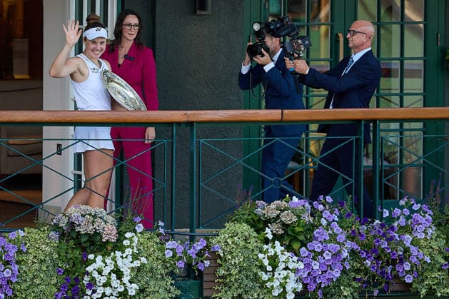 July 11, 2026, London, London, Great Britain: Linda Noskova of Czech Republic is presenting her trophy for the singles Champion during The Championships Wimbledon , 11.7.2026 in London (All England Lawn Tennis and Croquet Club), Great Britain Tennis 2026: Grand Slam: The Championships Wimbledon: 13th Day: Womens Singles Final: Trophy Shot: NOSKOVA 6:2 5:7 6:3 MUCHOVA  - ZUMAs343 20260711_zsp_s343_097 Copyright: xMathiasxSchulzx