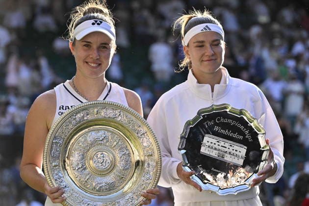 Tennis - Wimbledon 2026 - ITF - The Championships - 11 07 2026 - Tennis - Wimbledon 2026 - ITF - The Championships - 11 07 2026 - Linda Noskova bat Muchova - Republique Tcheque London  Copyright: xChryslenexCaillaud Psnewzx