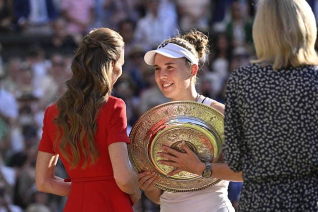 Tennis - Wimbledon 2026 - ITF - The Championships - 11 07 2026 - Tennis - Wimbledon 2026 - ITF - The Championships - 11 07 2026 - Linda Noskova bat Muchova - Republique Tcheque London  Copyright: xChryslenexCaillaud Psnewzx