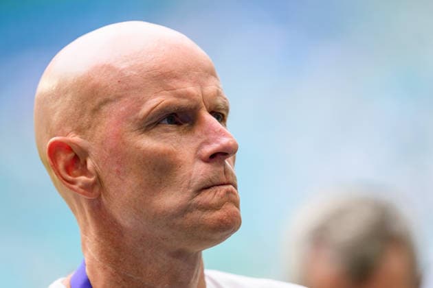 260711 Head coach Stale Solbakken of Norway ahead of the FIFA World Cup, WM, Weltmeisterschaft, Fussball 2026 quarter-final football match between Norway and England on July 11, 2026 in Miami. Photo: Jon Olav Nesvold BILDBYRAN COP 217 VG0992 bbeng fotboll football soccer fotball vm fotbolls-vm fotball-vm fotbolls-vm 2026 fifa world cup 2026 kvartfinale kvartsfinal quarterfinal quarter-final england norge norway *** July 11, 2026: Norway’s head coach Stale Solbakken ahead of the 2026 FIFA World Cup quarterfinal soccer match between Norway and England on July 11, 2026 in Miami. Photo by Jon Olav Nesvold, BILDBYRAN COP 217 VG0992 bbeng soccer football fotball World Cup 2026 FIFA World Cup 2026 quarterfinal quarterfinal quarter final England Norway  Copyright: JONxOLAVxNESVOLD BB260711JE013