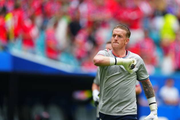 Jordan Pickford of England ahead of kick-off England v Norway, 2026 FIFA World Cup, WM, Weltmeisterschaft, Fussball Quarter-final, Football, Miami Stadium, Miami, Florida, USA - 11 Jul 2026Miami Miami Stadium Florida (FL) United States of America  Copyright: xJavierxGarcia Shutterstockx 16986211u