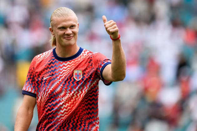 260711 Erling Braut Haaland of Norway ahead of the FIFA World Cup, WM, Weltmeisterschaft, Fussball 2026 quarter-final football match between Norway and England on July 11, 2026 in Miami. Photo: Vegard Grott BILDBYRAN kod VG VG0992 bbeng fotboll football soccer fotball vm fotbolls-vm fotball-vm fotbolls-vm 2026 fifa world cup 2026 kvartfinale kvartsfinal quarterfinal quarter-final england norge norway *** July 11, 2026: Erling Braut Haaland of Norway ahead of the 2026 FIFA World Cup quarterfinal soccer match between Norway and England on July 11, 2026 in Miami Photo by Vegard Grott BILDBYRAN code VG VG0992 bbeng soccer football fotball World Cup soccer World Cup fotball World Cup soccer World Cup 2026 FIFA World Cup 2026 quarterfinal quarterfinal quarterfinal quarter final England Norway  Copyright: VEGARDxGRoTT BB260711VG026