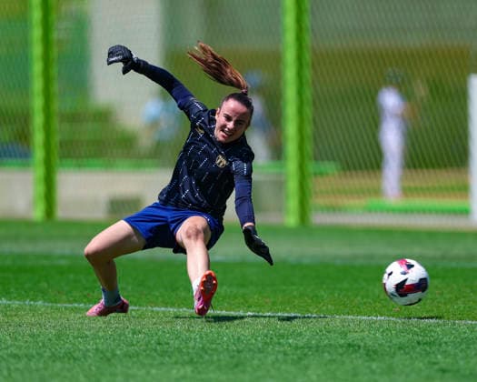 11.07.2026, SUI, Fussball, Frauen, Testspiel, Saison 2026 2027, FC Zürich vs. VfB Stuttgart Riana Gmür (21, FC Zürich) Foto: Urs Ottiger IMAGO Zürich Sportzentrum Heerenschürli Zürich Switzerland *** July 11, 2026, SUI, Soccer, Women s, Friendly Match, 2026–2027 Season, FC Zurich vs. VfB Stuttgart, Riana Gmür, 21, FC Zurich, Photo by Urs Ottiger, IMAGO, Zurich Sports Center, Heerenschürli, Zurich, Switzerland