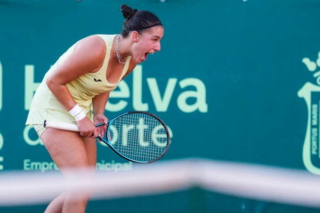 July 11, 2026, Huelva, Huelva, SPAIN: Lorena Solar in action against Lucia Cortez during the womenÃ¢â‚¬â ¢s singles Final tennis match 101 Edition of Copa del Rey at Real Club Recreativo de Tennis on July 11, 2026, in Huelva, Spain. Lorena Solar V Lucia Cortez - 101 Edition Copa Del Rey - WomenÃ¢â‚¬â ¢S Singles Final  - ZUMAa181 20260711_zaa_a181_018 Copyright: xJoaquinxCorcherox